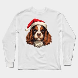 Cavalier King Charles Spaniel Christmas Long Sleeve T-Shirt